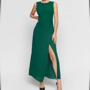 Reformation Ledger Dress Sycamore Size 2